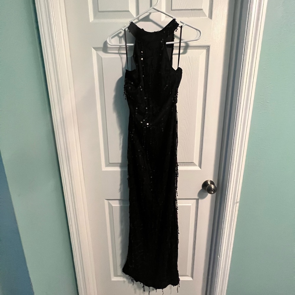 Beautiful sequin dress, black, size 6, AX Paris